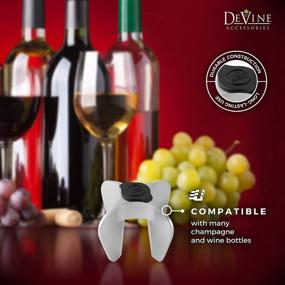 img 2 attached to 🍾 DeVine Champagne Bottle Opener: Effortless Ergonomic Twist Design for Sparkling Wine Cork Removal - Premium Stainless Steel Construction - by DeVine