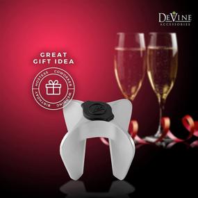 img 1 attached to 🍾 DeVine Champagne Bottle Opener: Effortless Ergonomic Twist Design for Sparkling Wine Cork Removal - Premium Stainless Steel Construction - by DeVine