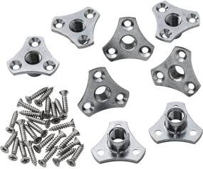 img 2 attached to 🔩 Rockler 3/8-Inch x 16 TPI Screw-On Tee Nuts - 8 Pack: Versatile Fastening Solution