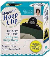 magnetic hoop clip: effortless machine embroidery on hats, caps, boots, and sleeves - complete with cap attachment logo