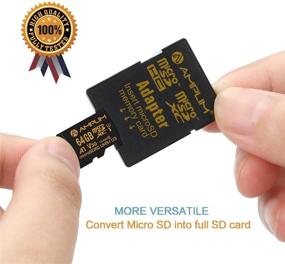 img 2 attached to 📸 Amplim 64GB Micro SD Card, 2 Pack MicroSD Memory Plus Adapter - Ultimate High-Speed Storage Solution for Nintendo-Switch, Go Pro, Surface, Galaxy, Camera, Tablet, PC, and More