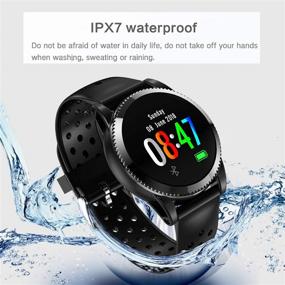 img 3 attached to KATBUU Fitness Waterproof Smartwatch Stopwatch