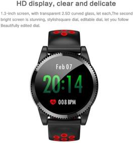 img 1 attached to KATBUU Fitness Waterproof Smartwatch Stopwatch