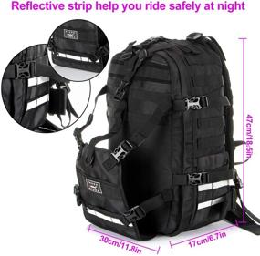 img 2 attached to Motorcycle Motorcycle Waterproof Motorcycle Backpacks Basketball