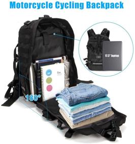 img 3 attached to Motorcycle Motorcycle Waterproof Motorcycle Backpacks Basketball