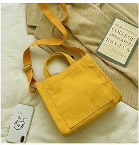 img 3 attached to 👜 Трендовые сумки и кошельки из вельвета с завязкой через тело для женщин: уникальные и стильные