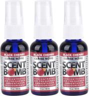 🍒 scent bomb super strong 100% concentrated air freshener - 3 pack (black cherry): powerful and long-lasting fragrance booster for your space logo