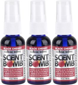 img 1 attached to 🍒 Scent Bomb Super Strong 100% Concentrated Air Freshener - 3 Pack (Black Cherry): Powerful and Long-Lasting Fragrance Booster for Your Space