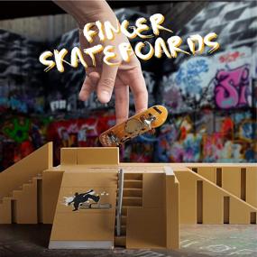 img 1 attached to 🛹 Unleash Your Inner Skater with DaCool Skate Park Finger Bikes!