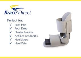 img 1 attached to 🦶 Brace Direct Padded Night Splint: Effective Recovery Aid for Plantar Fasciitis, Achilles Inflammation, and More