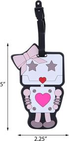 img 3 attached to 🐾 Animal Luggage Tags: Stylish Suitcase Labels and Handle Wraps for Travel Enthusiasts