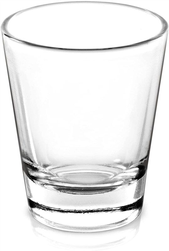 classic shot glass by true 로고