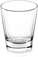 clear shot glass - true classic design in one size logo