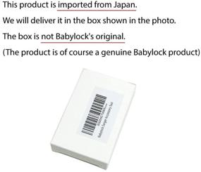 img 1 attached to 🧵 Babylock Curve Foot BLE8-CVF Serger Accessory for Evolution (BLE8W-2) & Ovation (BLES8) - High-Performance Import from Japan