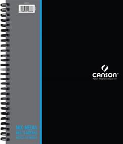 img 1 attached to Canson Artist Series Mix Media Pad, 9” x 12”, Side Wire Bound - High-Quality 30 Sheets (400059774)