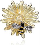 🐝 graceful honeybee crystal brooches corsages: exquisite jewelry for girls logo