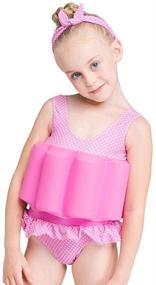 img 2 attached to 🏊 IDOPIP Adjustable Buoyancy Baby Float Suit Swim Vest - Kids Boys Girls Floatation Swimsuit - One Piece Swimwear Bathing Suit