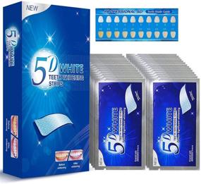 img 4 attached to ⚪️ Mint-flavored Non-sensitive Teeth Whitening Strips, 28-Strip Set for Teeth Whitener, Helps Remove Stains from Smoking, Coffee, Wine - Teeth Whitening Strips, 14 Sets
