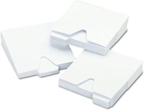 img 3 attached to 📁 Organize Your CDs with Vaultz CD Storage File Folders, 100 Folders per Box, White (VZ01096)