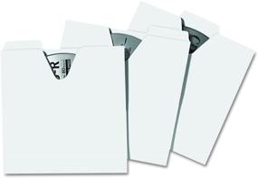 img 2 attached to 📁 Organize Your CDs with Vaultz CD Storage File Folders, 100 Folders per Box, White (VZ01096)