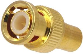 img 3 attached to VCE (5-Pack) Gold-Plated RCA Female to BNC Male Coaxial Connector Adapters for CCTV Security Cameras