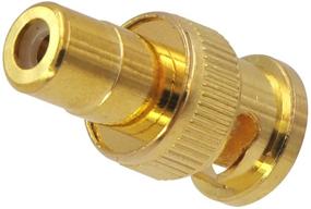 img 2 attached to VCE (5-Pack) Gold-Plated RCA Female to BNC Male Coaxial Connector Adapters for CCTV Security Cameras