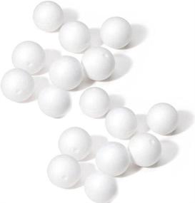 img 2 attached to 🎄 72 Smooth Polystyrene Styrofoam Balls 1.5" for School Christmas Arts & Crafts - Brand New!