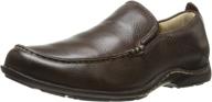 hush puppies men's leather 👞 slip-on loafers - comfortable and stylish footwear логотип