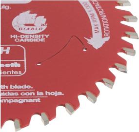 img 2 attached to 🔪 Freud Diablo D0436X 4-3/8-Inch 36 Tooth ATB Cordless Trim Saw Blade with 20mm Arbor and 3/8-Inch Reducer Bushing