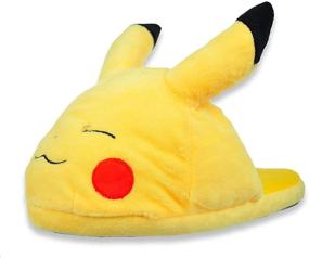 img 3 attached to 🧸 Pokemon Boys' Plush Slip-On House Slippers - Kid's Slides (Little Kid/Big Kid)