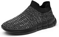 ⚽ laceless breathable athletic sneakers by tiosebon: step in style and comfort! logo