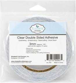 img 1 attached to Elizabeth Craft Designs Double Sided Adhesive Crafting for Craft Supplies