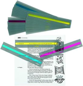 img 1 attached to 30-Piece Set of Roylco Reading Bright Colored Highlight Strips for Effective Reading Skill Practice