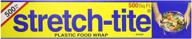 🍽️ стретч-тайт премиум пластиковая пищевая пленка - 500 кв. футов (516,12 футов x 11,5/8 дюйма) логотип