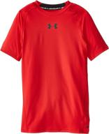 🔥 under armour boys' heatgear fitted short sleeve tee (big kids): stay cool and comfortable! логотип