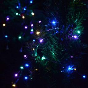 img 1 attached to 🎄 Abkshine 4-Pack 50 LEDs Multicolored Christmas Fairy Lights: Battery Operated Mini LED String Lights for Bedroom, Christmas, Parties, Wedding - Set of 4, Multi-Color