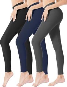 img 4 attached to Natural Feelings Waisted Leggings Workout Sports & Fitness and Running