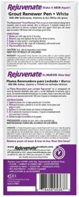 img 3 attached to Revitalize and Renew Dingy Stained Grout with Rejuvenate White Grout Restorer Marker Pens - 2 Units Pack