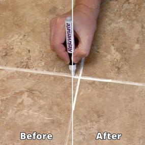 img 1 attached to Revitalize and Renew Dingy Stained Grout with Rejuvenate White Grout Restorer Marker Pens - 2 Units Pack