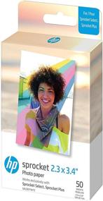 img 4 attached to HP Sprocket 2.3 x 3.4 Premium Instant Zink Sticky Back 🖨️ Photo Paper (50 Sheets) - Compatible with HP Sprocket Select and Plus Printers