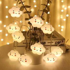 img 3 attached to 🔋 Waterproof Battery Powered Indoor String Lights, Cute Decoration - 20 LED Fairy String Lights, Ideal for Indoor/Outdoor, Kids Bedroom, Christmas Tree, New Year, Garden Décor - Warm White