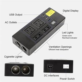 img 2 attached to LncBoc Inverter Charger Adapter Cigarette