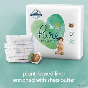 img 2 attached to Pampers Pure Protection Diapers Size 4, 150 Count - Hypoallergenic, Unscented, and Long-lasting Baby Diapers