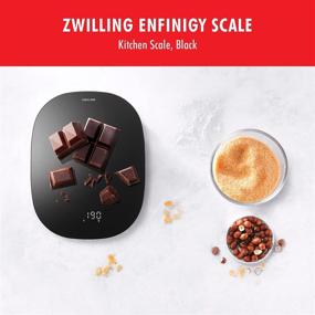 img 3 attached to 🍳 Zwilling Enfinigy Digital Food Scale, Max Weight 22 lbs, Grams & Ounces, Precision of .1 gram, Baking & Kitchen Scale, Black