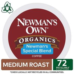 img 3 attached to Newman's Own Organics Special Blend K-Cup Pods, 72 Count - Medium Roast Coffee for Keurig