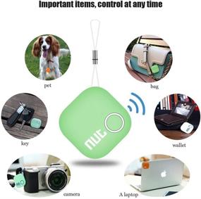 img 2 attached to 🔍 Green Nut 2 Bluetooth Car Key Finder Tile – Smart Tag Tracker Locator for Wallet, Bag, Phone, Pets, Keychain, Luggage – Mini GPS Alarm Tracer Reminder – App-enabled Anti-Lost Tracking Chip Purse