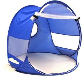 img 4 attached to 🏖️ Redmon For Kids Beach Baby Pop-Up Shade Dome, Blue (6132): Ultimate Sun Protection for Your Little One on the Beach