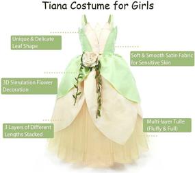 img 3 attached to 👸 Princess Halloween Costume for Birthdays and Special Occasions