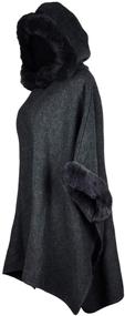 img 4 attached to Iristide Womens Hooded Rabbit Cardigan Women's Clothing for Coats, Jackets & Vests