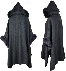 img 2 attached to Iristide Womens Hooded Rabbit Cardigan Women's Clothing for Coats, Jackets & Vests